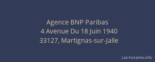 Agence BNP Paribas