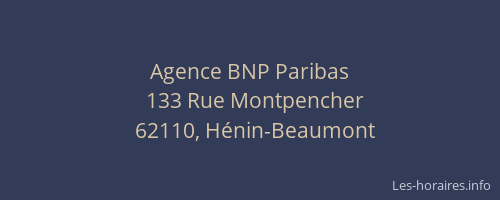 Agence BNP Paribas