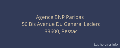 Agence BNP Paribas