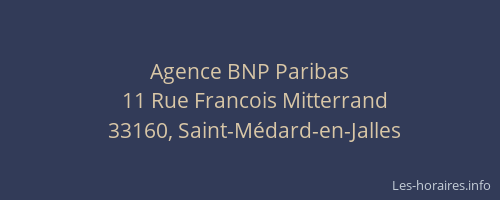 Agence BNP Paribas