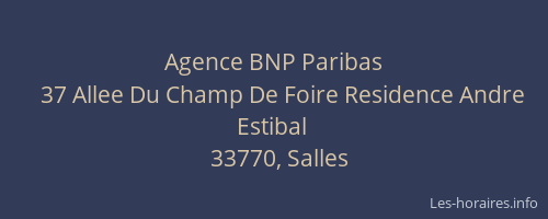 Agence BNP Paribas