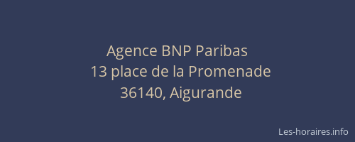 Agence BNP Paribas