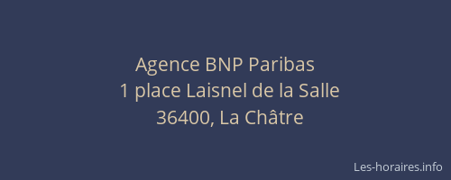 Agence BNP Paribas