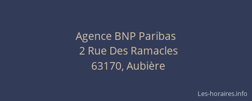 Agence BNP Paribas
