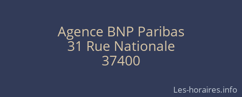 Agence BNP Paribas