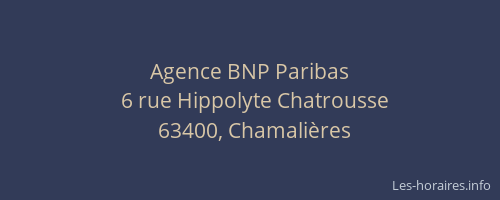 Agence BNP Paribas