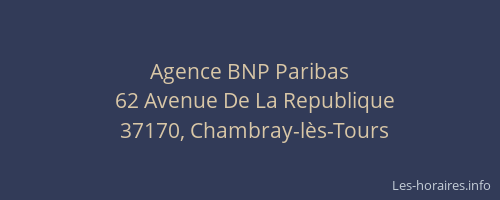 Agence BNP Paribas
