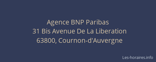 Agence BNP Paribas