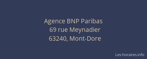 Agence BNP Paribas