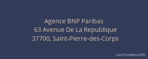 Agence BNP Paribas