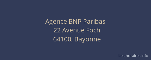 Agence BNP Paribas