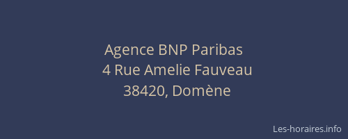 Agence BNP Paribas