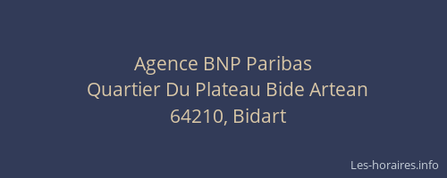 Agence BNP Paribas