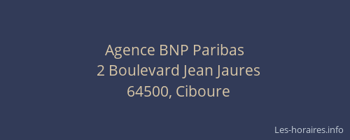 Agence BNP Paribas
