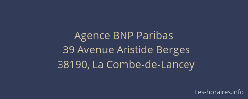 Agence BNP Paribas