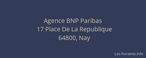 Agence BNP Paribas