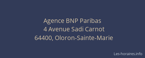 Agence BNP Paribas