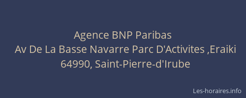 Agence BNP Paribas