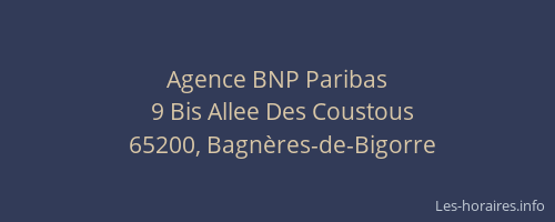 Agence BNP Paribas