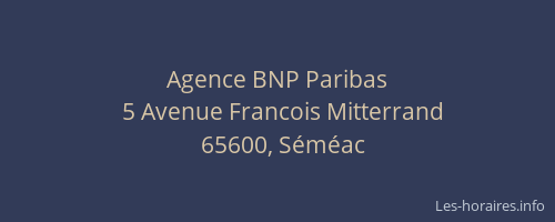 Agence BNP Paribas