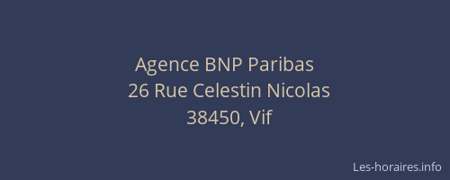 Agence BNP Paribas