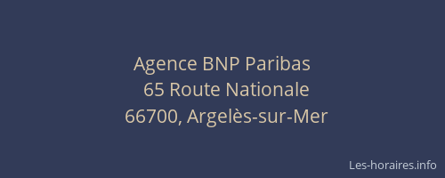 Agence BNP Paribas
