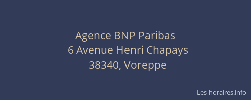 Agence BNP Paribas