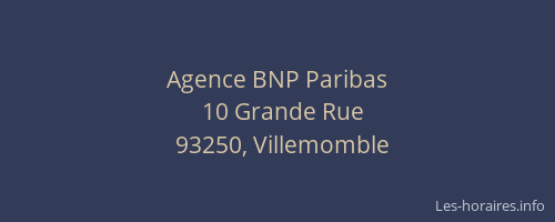 Agence BNP Paribas
