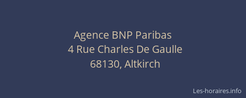 Agence BNP Paribas