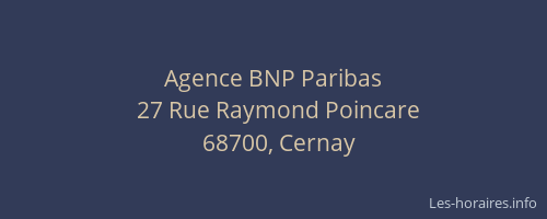 Agence BNP Paribas