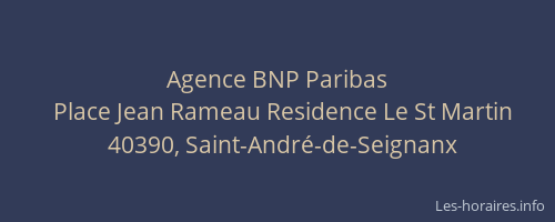 Agence BNP Paribas
