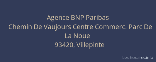 Agence BNP Paribas