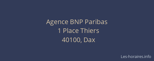 Agence BNP Paribas