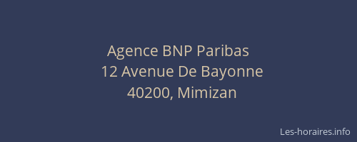 Agence BNP Paribas