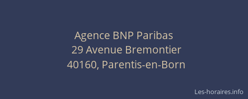 Agence BNP Paribas