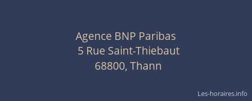 Agence BNP Paribas