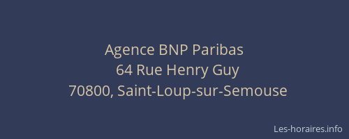 Agence BNP Paribas