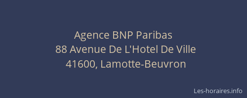 Agence BNP Paribas