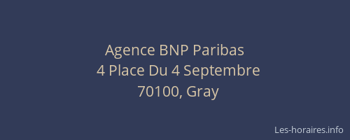 Agence BNP Paribas
