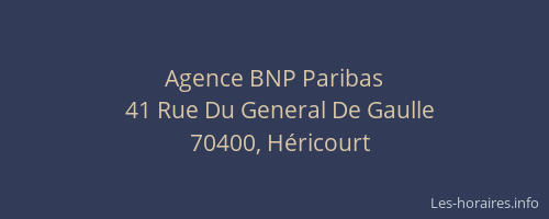 Agence BNP Paribas