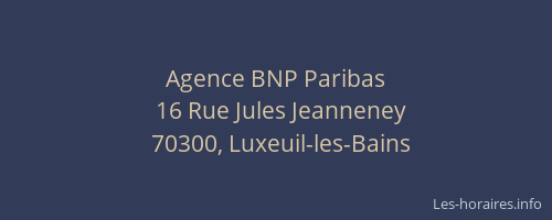 Agence BNP Paribas
