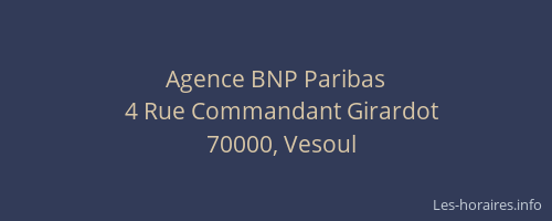 Agence BNP Paribas