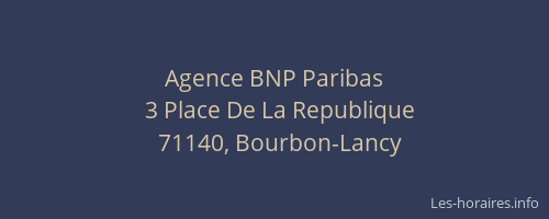 Agence BNP Paribas