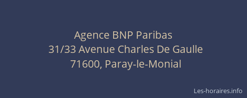 Agence BNP Paribas