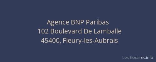Agence BNP Paribas