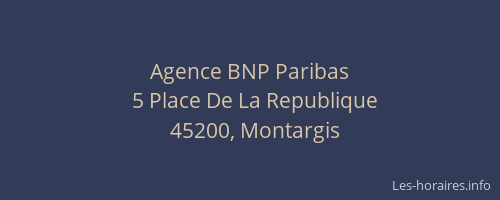 Agence BNP Paribas