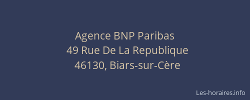 Agence BNP Paribas