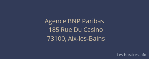 Agence BNP Paribas