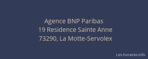 Agence BNP Paribas
