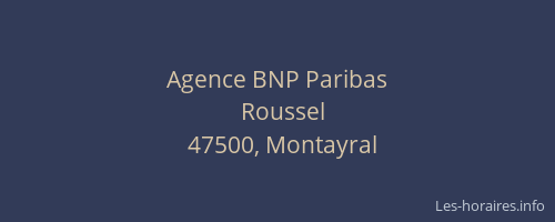Agence BNP Paribas